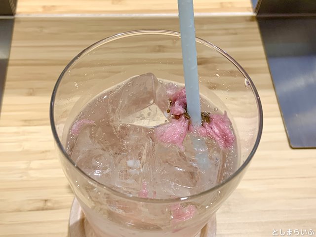 ふるいちトキワ荘通り店 桜舞うサイダーのアップ