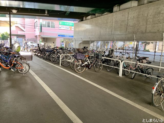 椎名町駅 自転車置き場